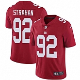 Nike New York Giants #92 Michael Strahan Red Alternate NFL Vapor Untouchable Limited Jersey,baseball caps,new era cap wholesale,wholesale hats